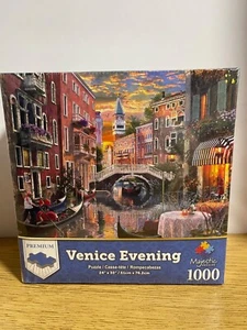 Rompecabezas Majestic Premium 1000 piezas Venecia noche 24" X 30" - Imagen 1 de 8