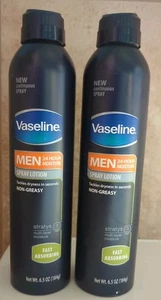 Neu 2x ~ Vaseline für Männer Spray Lotion schnell einziehend, 6,5oz nicht fettig Absetzen - Bild 1 von 4