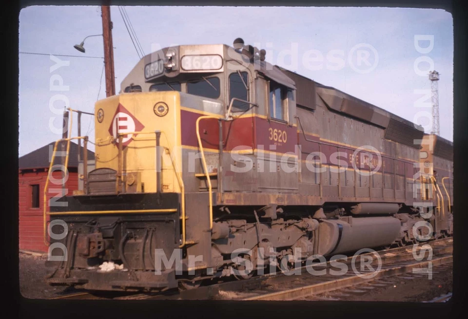 Diapositiva original EL Erie Lackawanna SD45 3620 en 1969 Foto 1 de 1