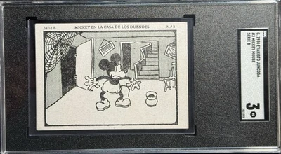 1929/30 Juncosa Chocolate Mickey Mouse ROOKIE SET BREAK - ¡El más antiguo Disney! #3 Foto 1 de 2