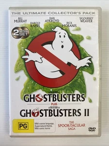 Ghostbusters / Ghostbusters II - 1 2 - Bill Murray - VGC Region 4 Free Postage - Picture 1 of 5