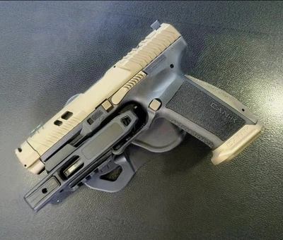 Funda para pistola táctica universal, para cualquier pistola con linterna o punto láser Foto 1 de 4