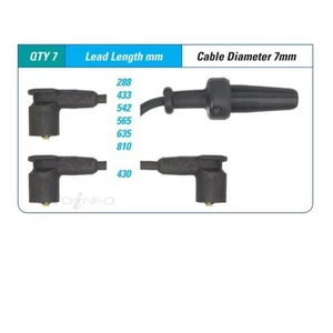 PAT Ignition Lead Set For Volvo 760 GLE 2.8L B280F V6 12V SOHC - ILS-147M - Picture 1 of 1
