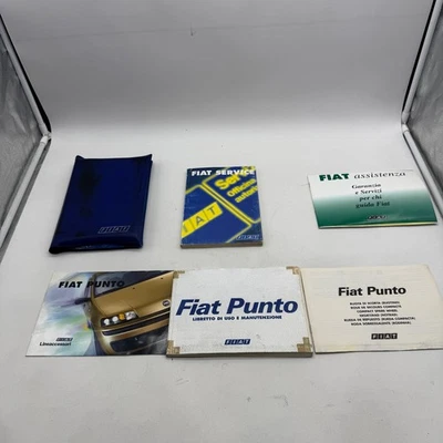 LIBRETTO USO E MANUTENZIONE FIAT PUNTO 2000 ITALIANO ORIGINALE UM-421 - Immagine 1 di 4
