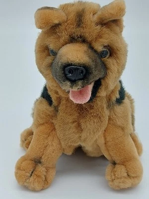 Kommissar Rex Stofftier Kuscheltier Schäferhund mit Reisverschluß Kuschelwuschel - Bild 1 von 4