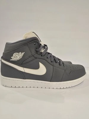 Jordan 1 Mid Cool Gris/Blanco Talla 13 (554724-036) Foto 1 de 4