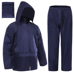 Rain Jacket Pants Suits for Men Women Waterproof Lightweight Rain Gear Coat W... - Picture 1 of 5