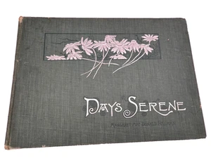Days Serene by Margaret MacDonald Pullman HC 1889 Poetry Wood Engraved Illus VTG - Picture 1 of 19