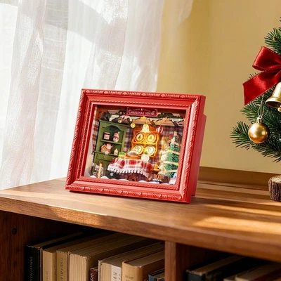 Rolife DIY 3D Puzzle Christmas Eve Party Miniature House with LED Xmas Gifts - image 1 of 4