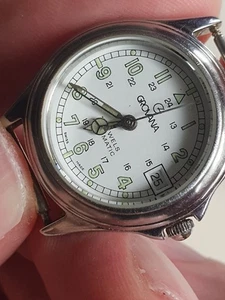 Vintage GROVANA Ref. 5030.2 Automatic Date 17 Jewels Women's Watch - Picture 1 of 15