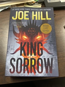 Joe Hill Signed KING SORROW 1st Edition 1st Printing HC Brand New Autographed - Picture 1 of 4