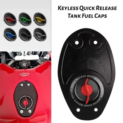 Cubierta de tapa de tanque de gasolina CNC sin llave para Ducati 749 DARK/R/S 999S 999R 2004-2006 Foto 1 de 4