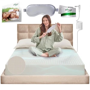 Earth Grounding Fitted Sheet Queen Size with 12% Silver Fiber & 4% Silk & 84%... - Picture 1 of 7