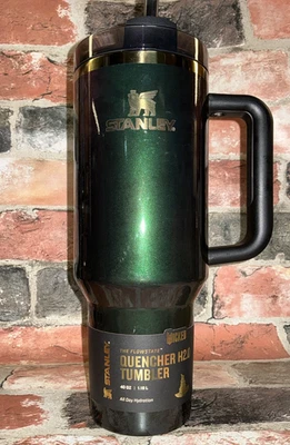 Stanley Wicked Elphaba for Good 40oz SS H2.0 Flowstate Quencher Ombre Shimmer 💜 - Image 1 of 4