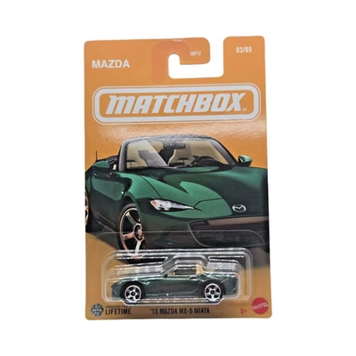 Mazda MX-5 Miata #3 2025 Matchbox '15 verde oscuro serie de autos deportivos Foto 1 de 2