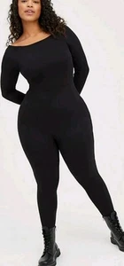 Torrid Sexy Black Premium Long Sleeve Catsuit Plus Size 4X, 26 - Picture 1 of 5