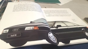 1990 AUDI 80  Sales Brochure  - Picture 1 of 8