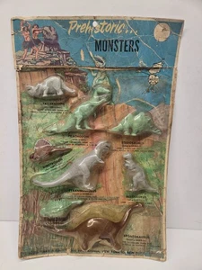 Rare Marx 1st Variation Trachodon Hand Down Tyrannosaurus Allosaurus New On Card - Bild 1 von 24