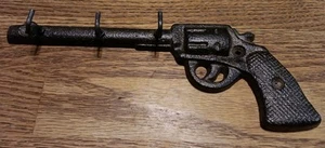 Gancho de pared para pistola occidental Giftcraft soporte para llaves de hierro fundido marrón - Imagen 1 de 6