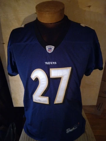 Ray Rice #27 Baltimore Ravens Purple Sewn Reebok Youth XL 18-20 Football  Jersey Cover