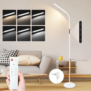 11W LED Stehleuchte mit flexiblem Arm 3000K-6500K Touch dimmbar Wohnzimmer Büro - Bild 1 von 9