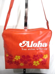 RAR! Vintage 60er-70er Jahre Aloha Hawaiian Airlines Airline Handgepäck Flugtasche - Bild 1 von 13