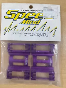 Speed Mind 035P PURPLE Aluminum Battery Heat Sink - Picture 1 of 1