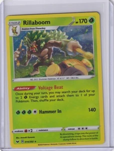 Juego de cartas coleccionables Rillaboom Holo raro #14 Pokémon espada y escudo 2020 - Imagen 1 de 2