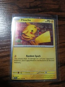 Pokemon Juego de Cartas Coleccionables Fuerzas Temporales Pikachu Cosmos Holo 051/162 - Imagen 1 de 3