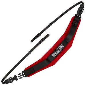 OP/TECH PRO WEIGHT REDUCING SLR CAMERA STRAP DSLR NEOPRENE PADDED OPTECH - RED - Picture 1 of 4