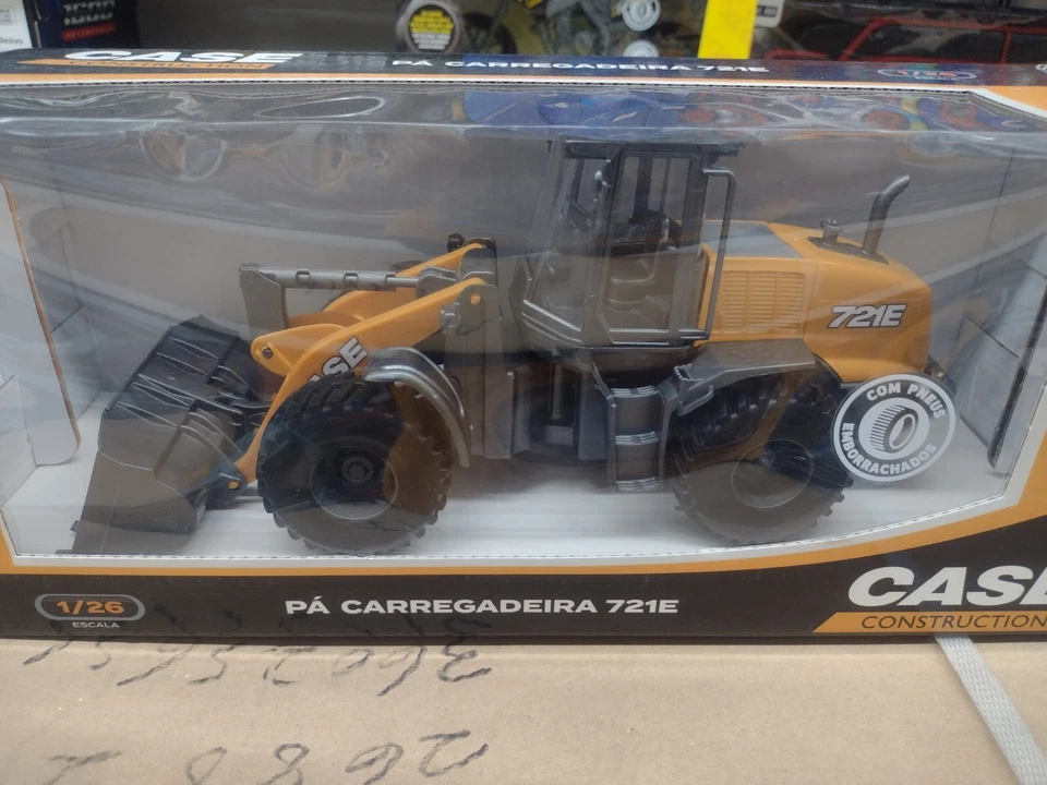 Case Construction Tractor Case 721E 1/26 scale Toy from Brazil - Image 1 of 4