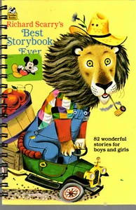 Journal - Made from  "Richard Scarrys Best Story Book Ever" - 1 of a Kind  Gift - Picture 1 of 3