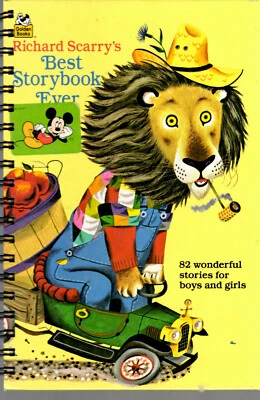 Journal - Made from  "Richard Scarrys Best Story Book Ever" - 1 of a Kind  Gift - Image 1 of 3