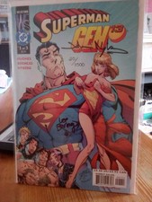 SUPERMAN GEN13 #1 1ST PRINT SIGNED BERMEJO + NYBERG CAMPBELL COVER
