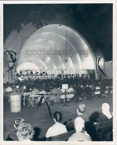1962 Pressefoto Detroit Symphony Aufführungen möglicherweise Lincoln Park Bandshell - Bild 1 von 2