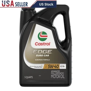 Olio motore 5 quarti completo sintetico Euro 5W-40 A3/B4 protezione prestazioni motore - Foto 1 di 13