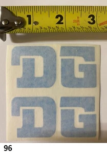 2! DG Blue Swingarm decals Vintage RM YZ KX CR 125 250 360 400 500 VMX Old Skool - Bild 1 von 4