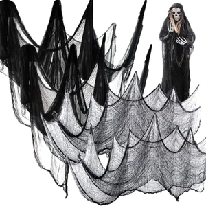 Halloween Gauze Creepy Cloth Haunted House Prop Doorway Outdoor Party Decoration - Picture 1 of 5