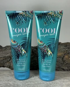 NEW! 2x Bath & Body Works COOL AMAZON RAIN Body Cream Ultra Shea - Picture 1 of 1