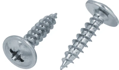 Aqbau Vite per Legno Pz Bausch Filettatura Completa Zincato Viti Truciolari - Immagine 1 di 2