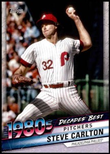 Steve Carlton 2020 Topps Decade's Best Series 2 5x7 #DB-62 7/49 Phillies