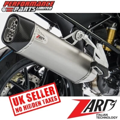 Silenciador de escape de carretera BMW R1200GS Adventure LC 2014 Zard titanio/fibra de carbono Foto 1 de 4