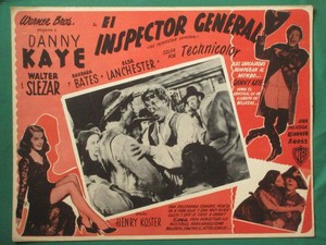1949 DANNY KAYE BARBARA BATES ELSA LANCHESTER WALTER SLEZAK MEXICAN LOBBY CARD 5