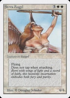 Serra Angel ~ Unlimited [ Excellent ] [ Magic MTG ] - Image 1 of 4