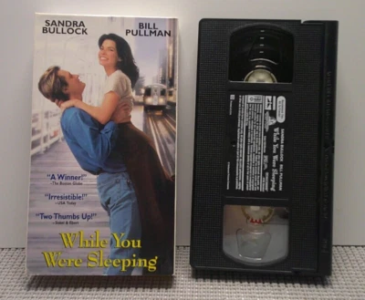While You Were Sleeping VHS Classic 90s Movie Vintage Video Sandra Bullock Vtg - Image 1 of 4