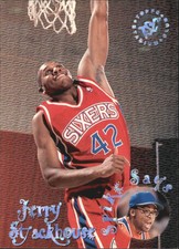 1995-96 Stadium Club Basketball Spike Says #SS8 Jerry Stackhouse