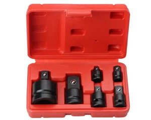 6 Piece Impact Socket Adapter and Reducer Set Female to Male 1/4" 3/8" 1/2" 3/4" - Bild 1 von 10