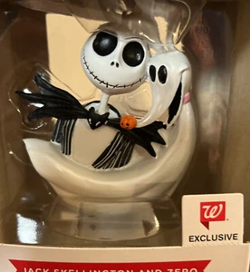 Jack Skellington & Zero Exclusive Ornament Hallmark Nightmare Before Christmas - Picture 1 of 6