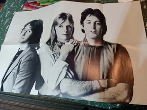 Wings Greatest Paul McCartney PROMOTIONAL RECORD STORE POSTER. PIECES OF VINYL  - Picture 1 of 3