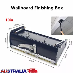 Wall Plastering Flat Box Wallboard Finishing Box 10in Wall Plaster Scraping Tool - Picture 1 of 8